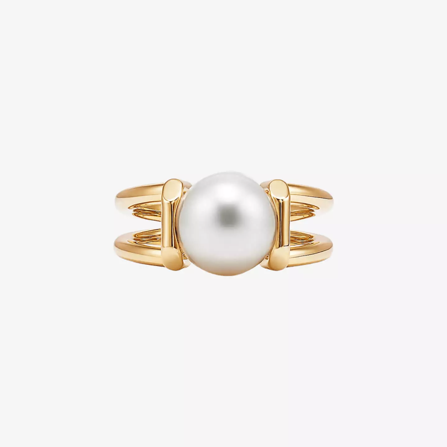 Gold Pearl Ring