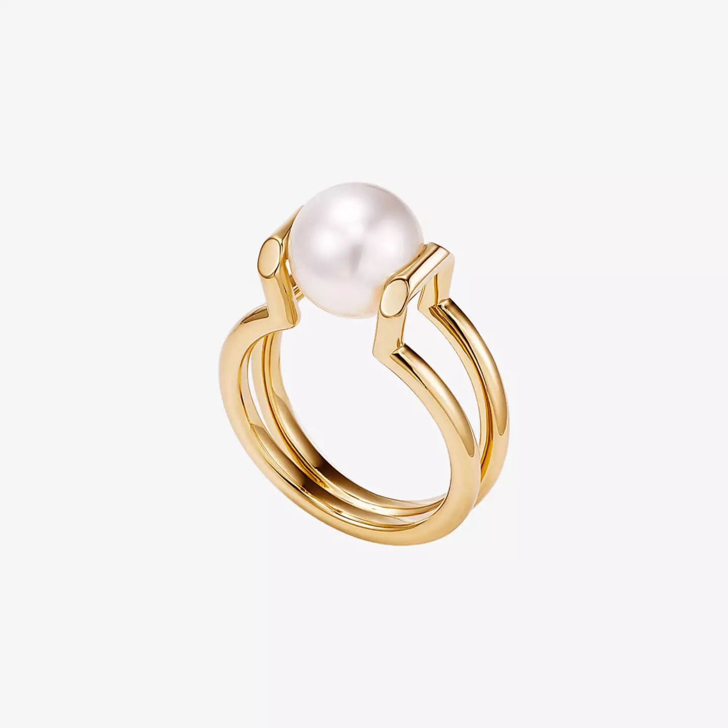 Gold Pearl Ring